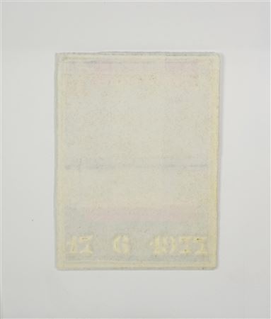 Enzo Bersezio BIOGRAFICO - 17 6 1977 tecnica mista su carta, cm 13,5x9,5 sul...