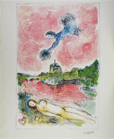 Da Marc Chagall SENZA TITOLO riproduzione tipografica, cm 71x57,5
