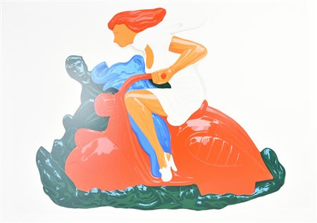 Plumcake SENZA TITOLO serigrafia su carta, cm 70x100; es. 171/200 firma