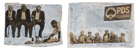 FRANCESCO SIMETI(1968)Senza titolo1998Dittico composto da due tecniche miste...