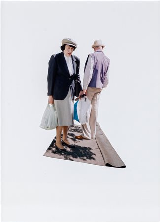 ANTONIO ROVALDI(1975)Senza titolo2003Collage fotografico su carta Fabriano33...