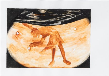 VÉNERA KASTRATI(1975)Mirupafshim, ombre di voci2007Tecnica mista su carta24 x...