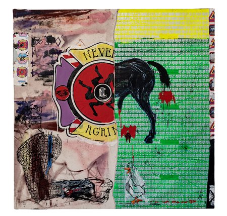 NICOLAS POL(1977)Never Again2013Tecnica mista su tela200 x 200 cmOpera...