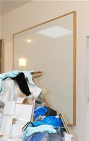 MATTHIEU RONSSE(1981)Untitled (white)2006Olio su tela e fogli di...