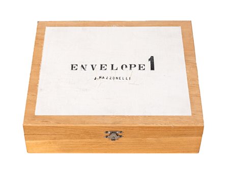 JACOPO MAZZONELLI(1983)ENVELOPE #1Scultura in piombo e quadrante di orologio...