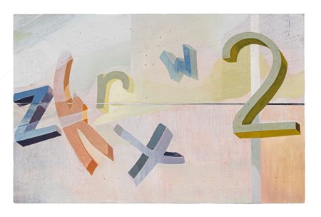 AMELIA SADDINGTON(1978)Password2007Olio su tavola28,5 x 44 cmFirma e data al...