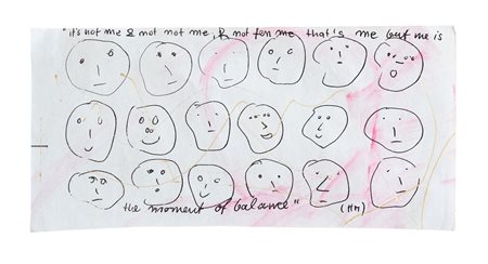 TONY OURSLER(1957)Senza titolo2001Tecnica mista su carta, es. 53/6610,7 x 22...