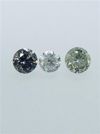 3 DIAMANTI ESALTATA S 2,1 CT MIX COLORI - I1-2* - C30607-3