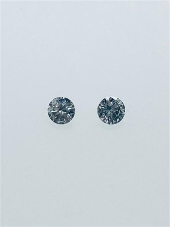 2 DIAMANTI 0,43 CT GRIGIO CHIARO - SI1-2 - C30611-9