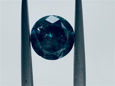 DIAMANTE COLORE ESALTATO 1,76 CT - FANCY BLU INTENSO* - I3 - C30804-14