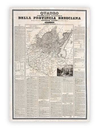 FRANCESCO CAVALIERI EDITORE - Carta Geografica, 1835