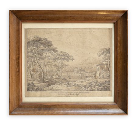 ANTONIO BASOLI - Luogo ameno con pigneta