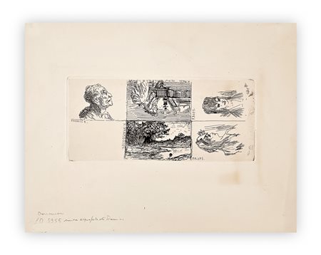 HONORÉ DAUMIER (1808-1879) - Vari Schizzi
