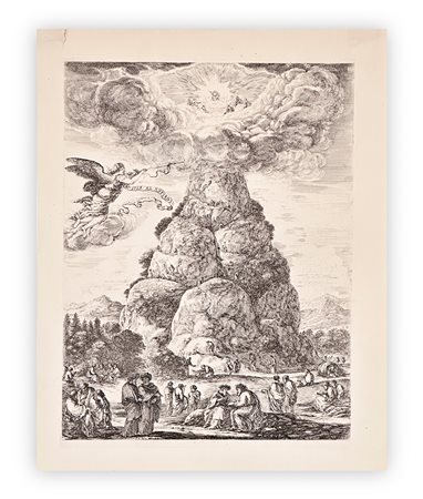 STEFANO DELLA BELLA (1610-1664) - Il monte Parnaso
