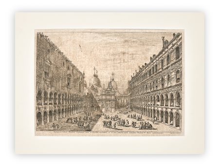 MICHELE GIOVANNI MARIESCHI (1696-1743) - Magnificum aedium divalium impulvium varie...