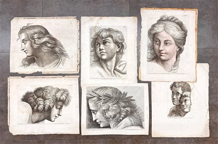 PAOLO FIDANZA (1731-1785) - Teste