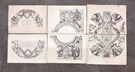 GERARD AUDRAN (1640-1703) - Galeria dipinta nel palazzo del Prencipe Panfilo da Pietro Berrettini da Cortona