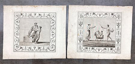 MARCO CARLONE (1742-1796) - Vestigia delle terme di Tito