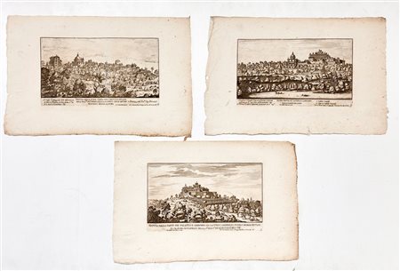 GIOVANNI BATTISTA FALDA (1648-1678) - Vedute di Roma