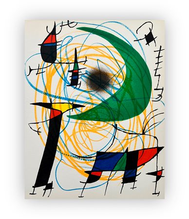 JOAN MIRÓ (1893-1983) - Senza Titolo, 1972