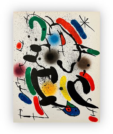 JOAN MIRÓ (1893-1983) - Senza Titolo, 1972