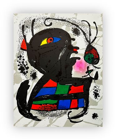 JOAN MIRÓ (1893-1983) - Senza Titolo, 1977