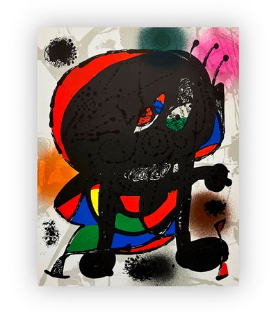 JOAN MIRÓ (1893-1983) - Senza Titolo, 1977