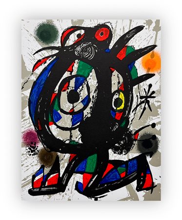 JOAN MIRÓ (1893-1983) - Senza Titolo, 1977