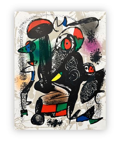 JOAN MIRÓ (1893-1983) - Senza Titolo, 1981