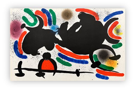 JOAN MIRÓ (1893-1983) - Senza Titolo, 1972