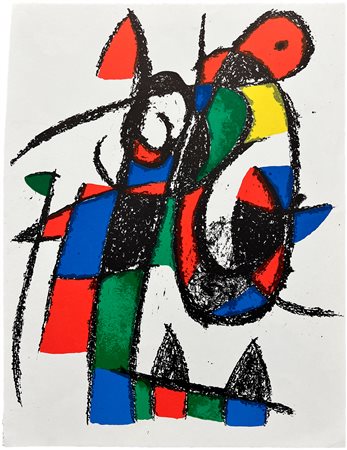 JOAN MIRÓ (1893-1983) - Senza Titolo, 1975