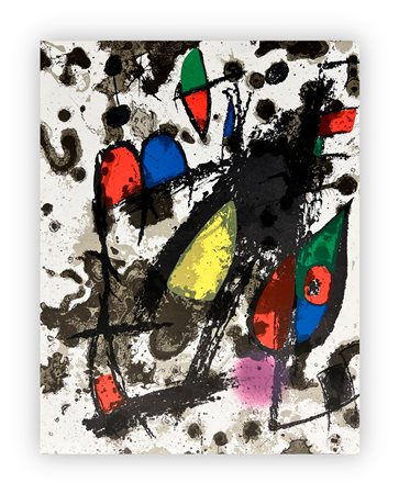 JOAN MIRÓ (1893-1983) - Senza Titolo, 1975