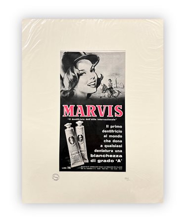 ANONIMO - Marvis, "Il dentifricio dell'elite internazionale", 1963