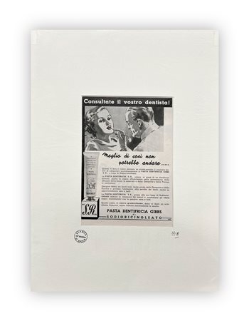 ANONIMO - " Consultare il vostro dentista", 1938