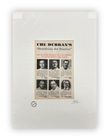 ANONIMO - "Dentifrico del dentista", 1950