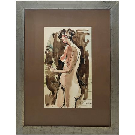 Sebastiano Milluzzo (Catania 1915-Catania 2011)  - Nudo di donna