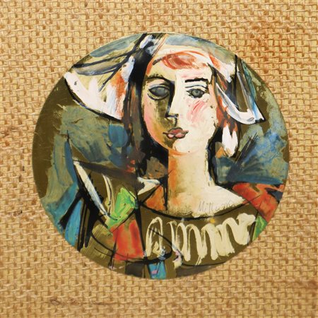 Sebastiano Milluzzo (Catania 1915-Catania 2011)  - Giovane donna di profilo