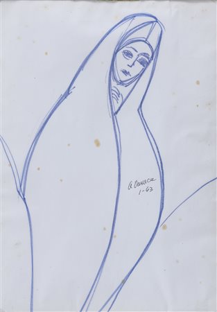 TRE DISEGNI DONNE DI ANTHONY QUINN, 1963