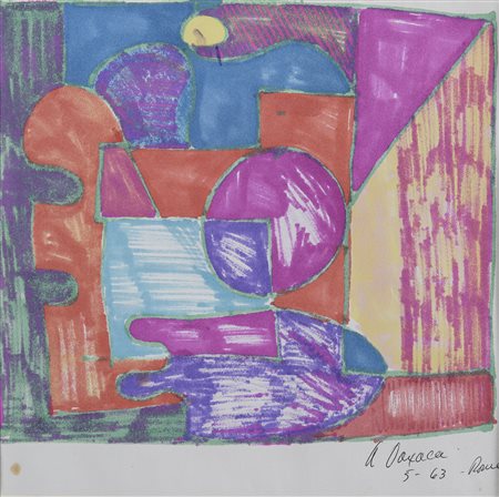 DISEGNO ASTRATTO DI ANTHONY QUINN, 1963