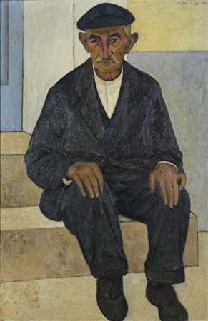 DIPINTO PESCATORE DI MARIO MAZZELLA