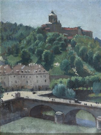 DIPINTO MONTE DEI CAPPUCCINI DI GIGI CHESSA