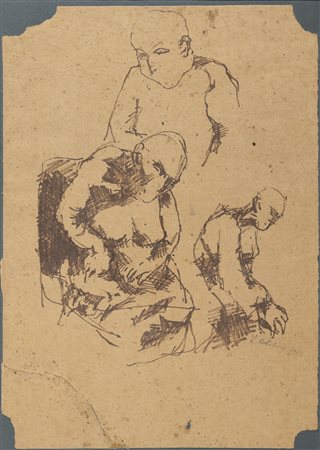 CHINA FIGURA DI ENNIO CALABRIA, 1952