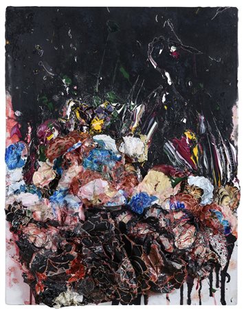 DIPINTO MATERICO DI ZHUANG HONG YI