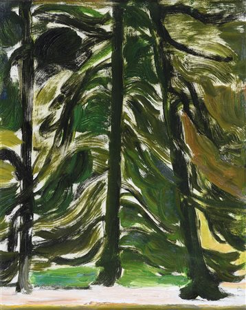 DIPINTO GLI ALBERI DI VIRGILIO GUIDI