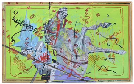 DIPINTO CAVALIERI DI ENRICO MANERA