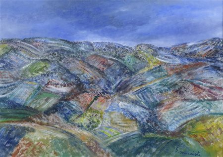 DIPINTO PAESAGGIO DI GIOVANNI OMICCIOLI