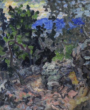 DIPINTO BOSCO DI CARLO LEVI, 1959