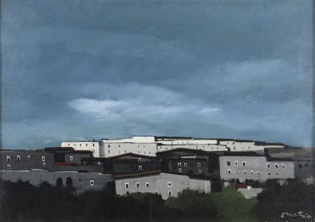 DIPINTO PAESAGGIO CALABRESE DI ENOTRIO PUGLIESE