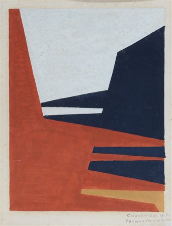 DIPINTO DI GIUSEPPE CALONACI, 1960