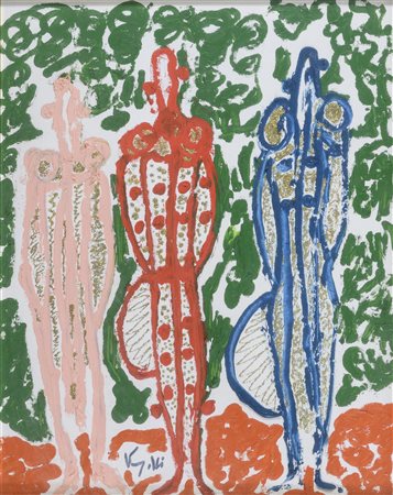 DIPINTO CIRCO DI ANTONIO VANGELLI